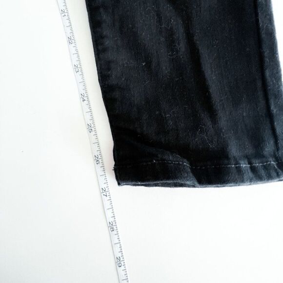 Banana Republic Women's Skinny Fit Denim Jeans Fade Resist Black Wash Size 29 - Picture 9 of 10